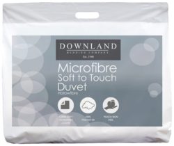 Downland - 1 Tog Microfibre - Duvet - Double